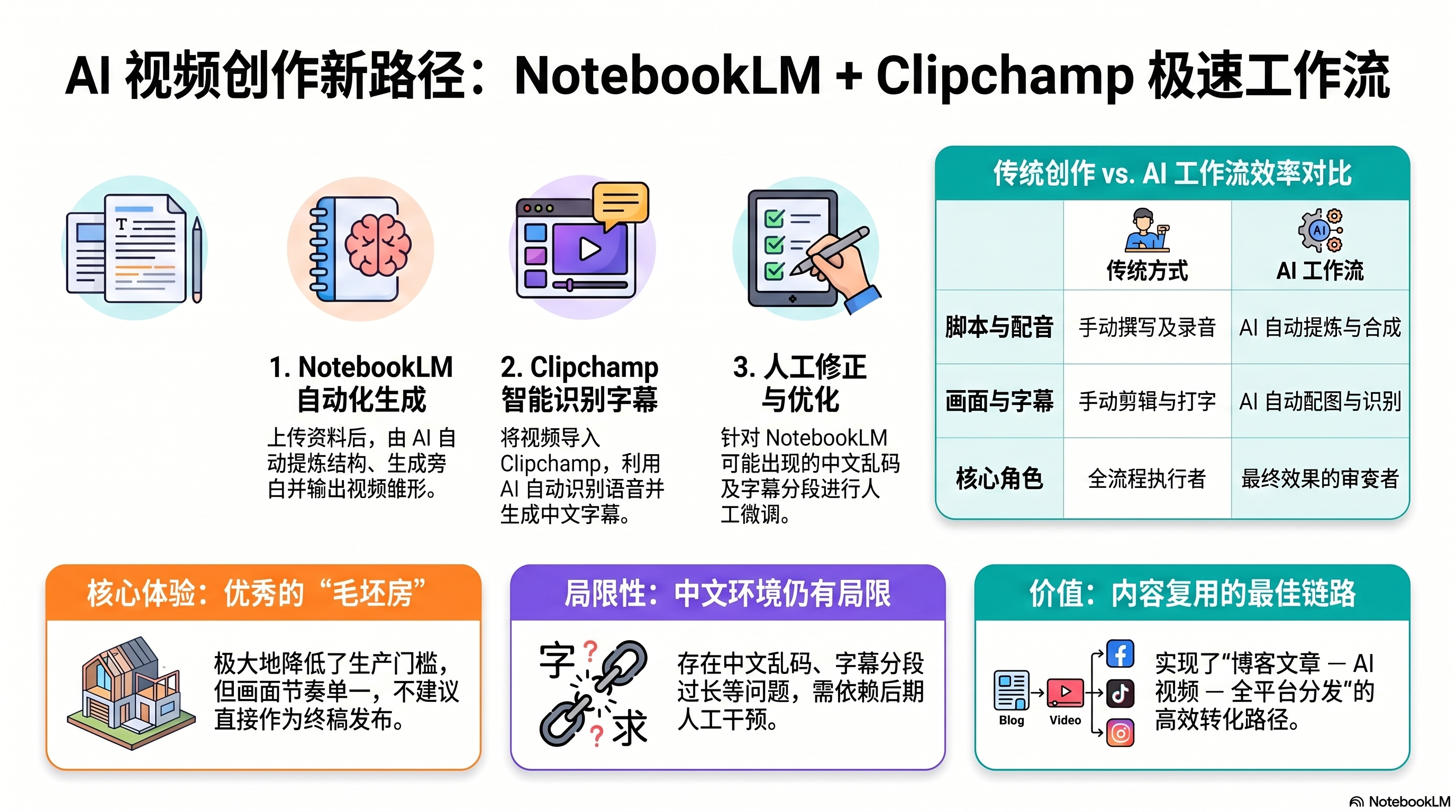 AI 视频创作高效工作流